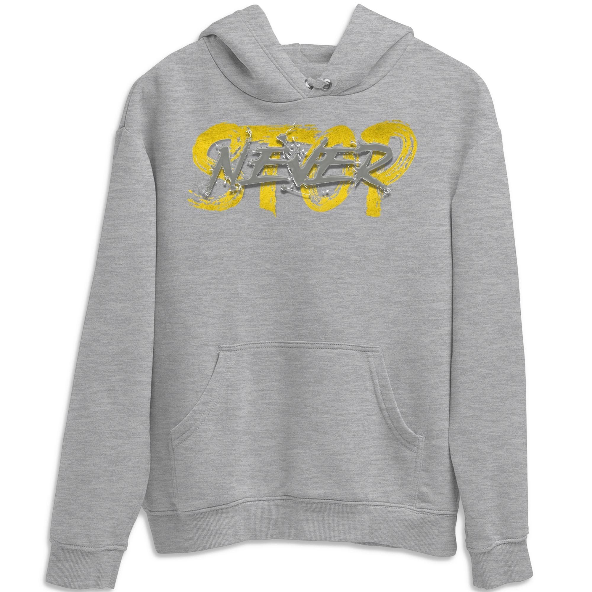 Never Stop Unisex Tops - Air Jordan 4 Lightning
