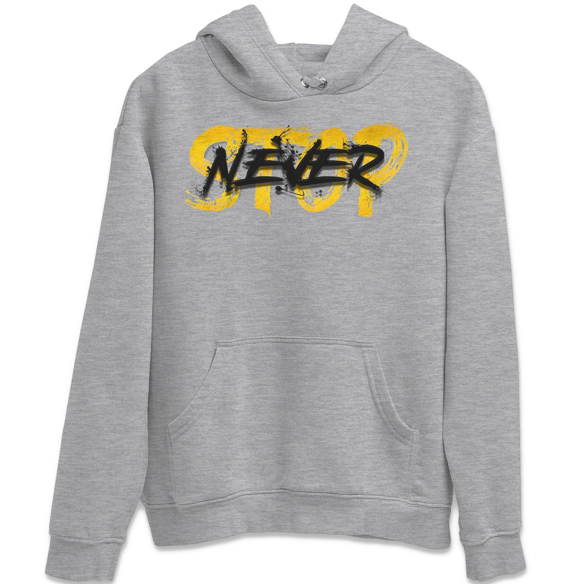Never Stop Unisex Tops - Dunk Championship Goldenrod