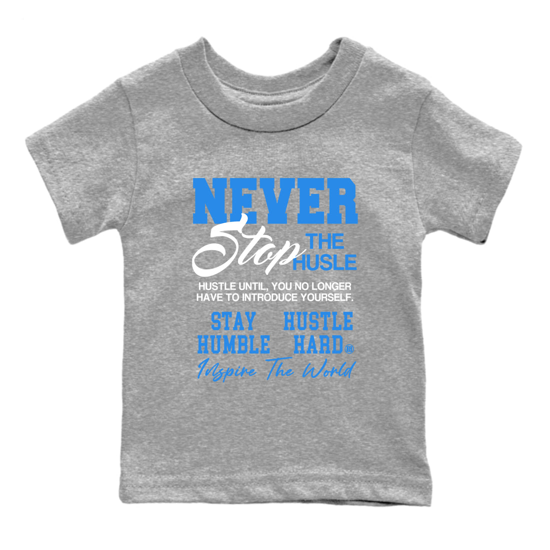 Never Stop The Hustle snkmatch Tees Kids - Air Jordan 3 Lucky Shorts