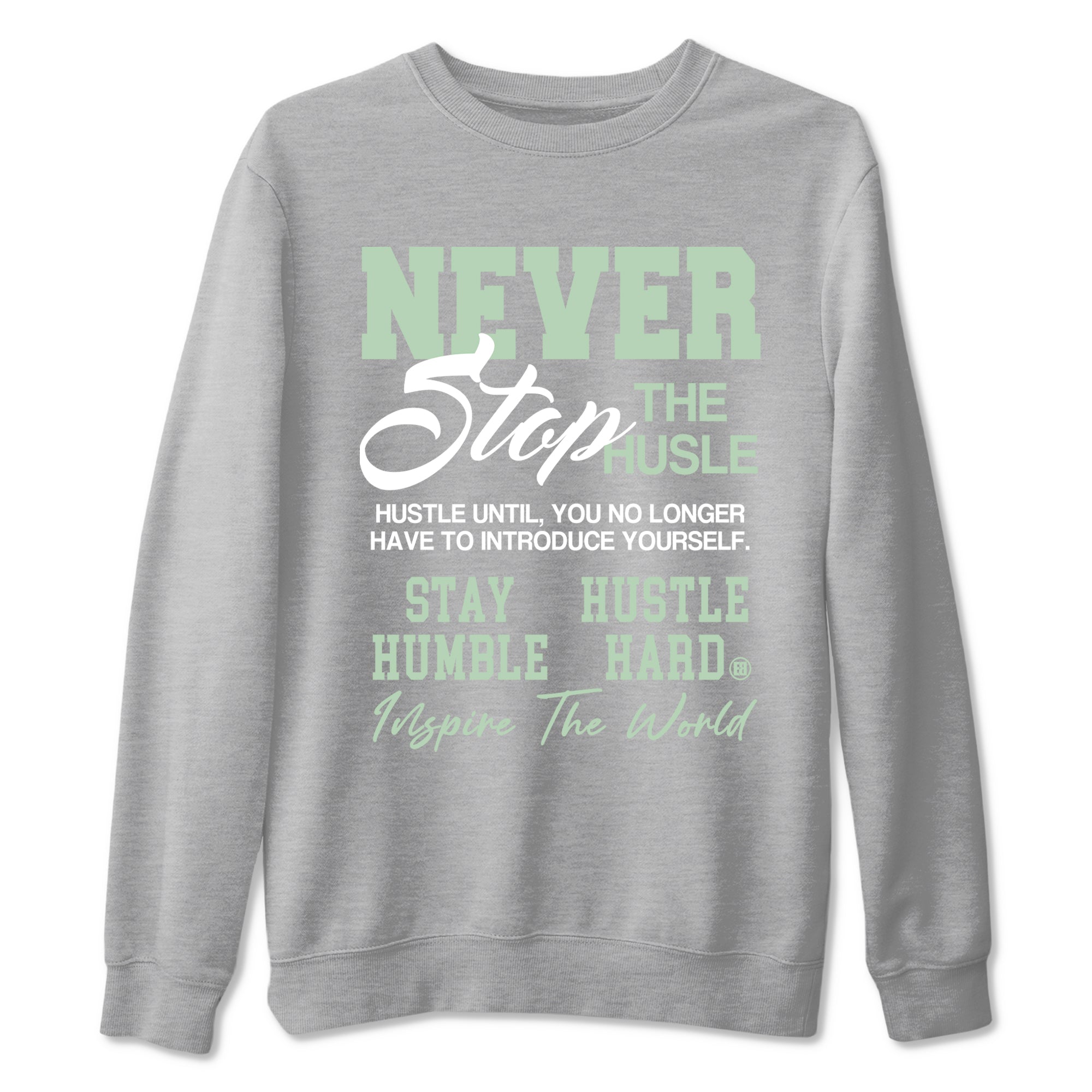 Never Stop The Hustle snkmatch Tees - Air Jordan 4 Abundance