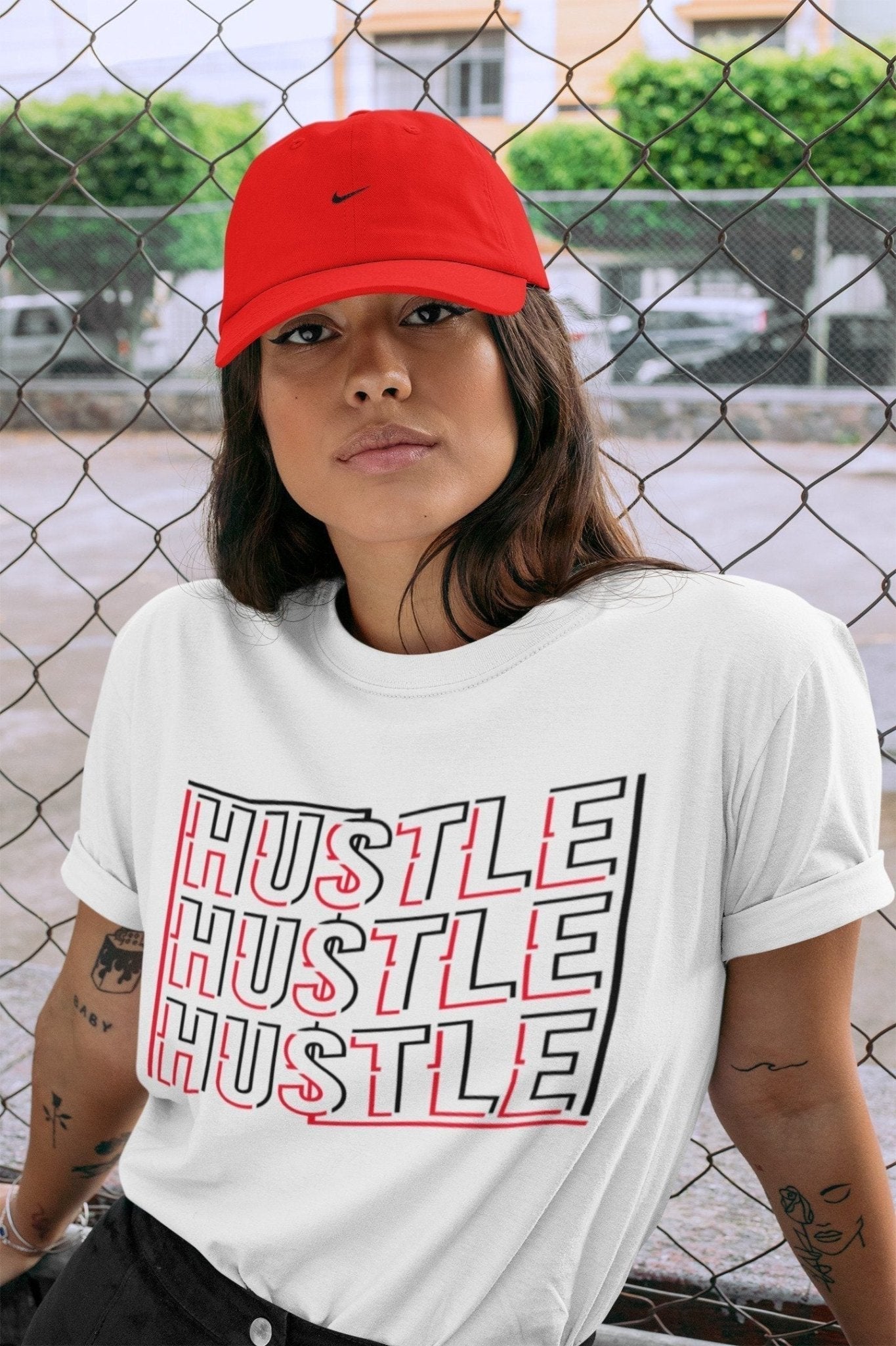 New Hustle Unisex Tops - Air Jordan 4 Red Thunder