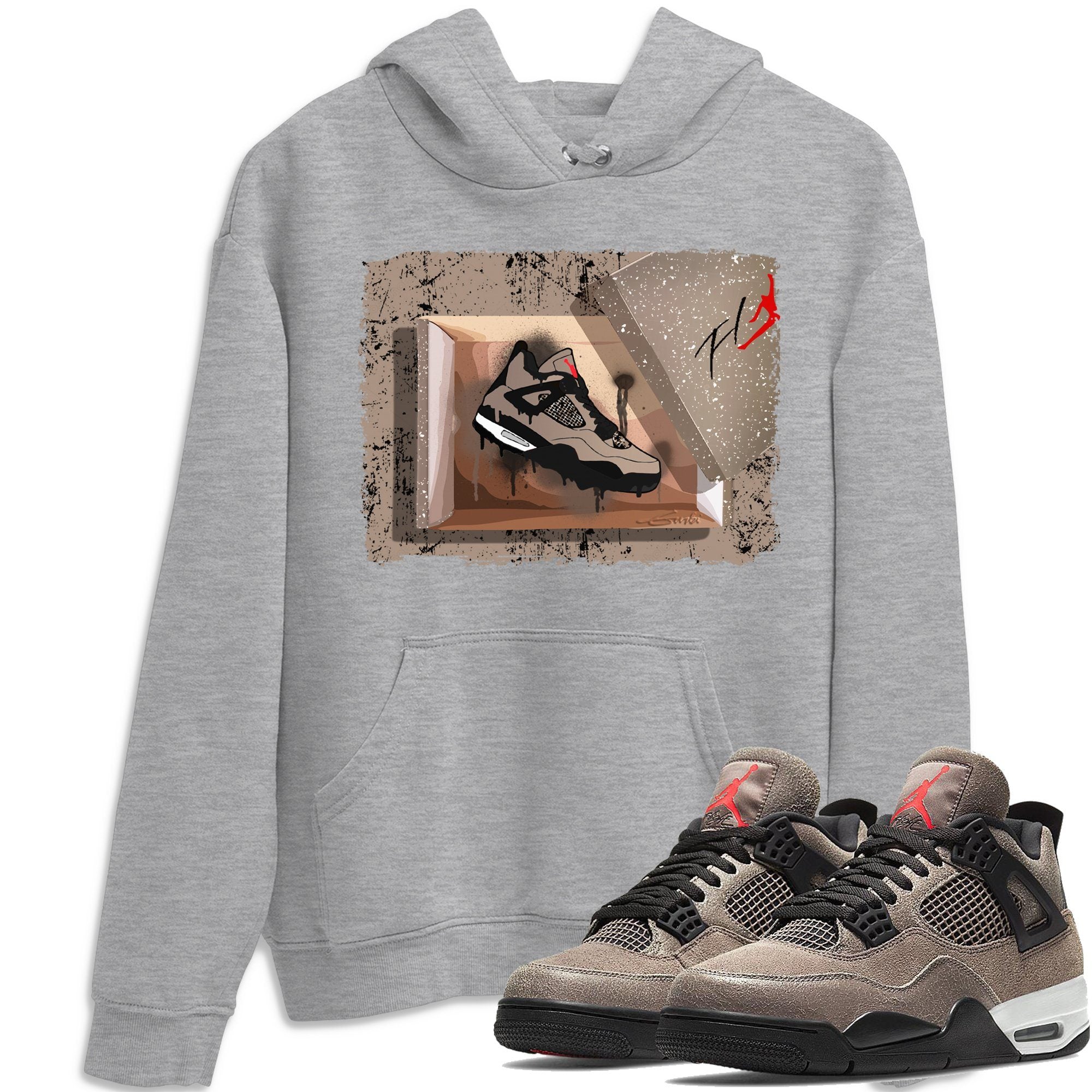 New Kicks Unisex Tops - Air Jordan 4 Taupe Haze