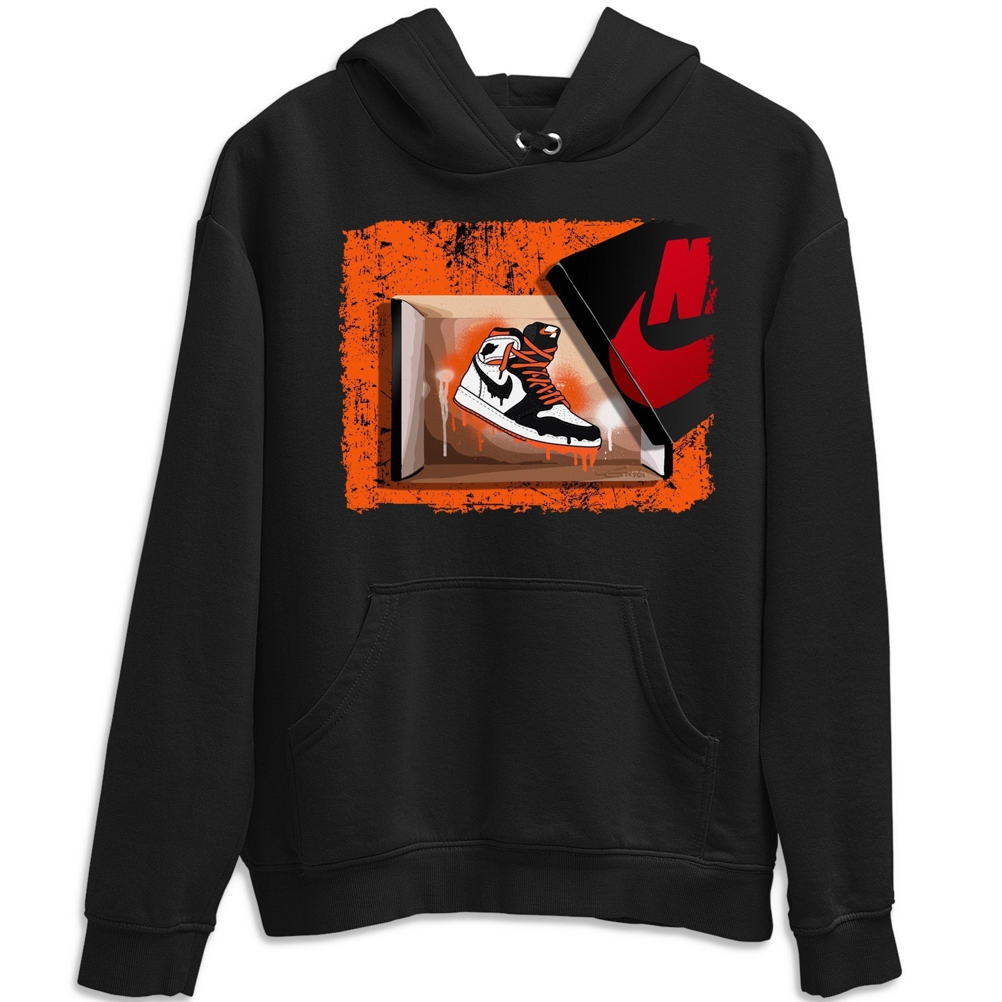 New Kicks Unisex Tops - Air Jordan 1 Electro Orange