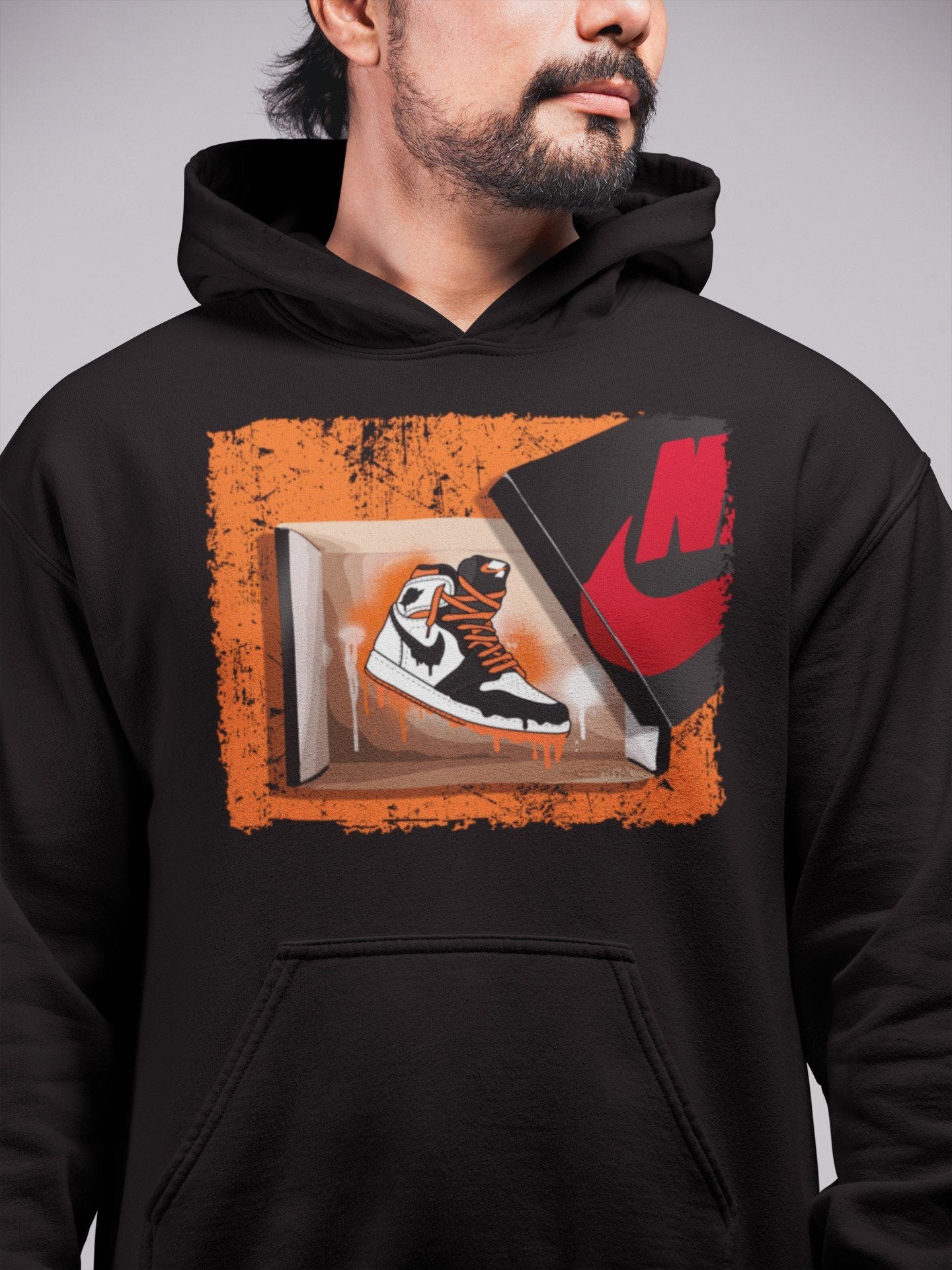 New Kicks Unisex Tops - Air Jordan 1 Electro Orange