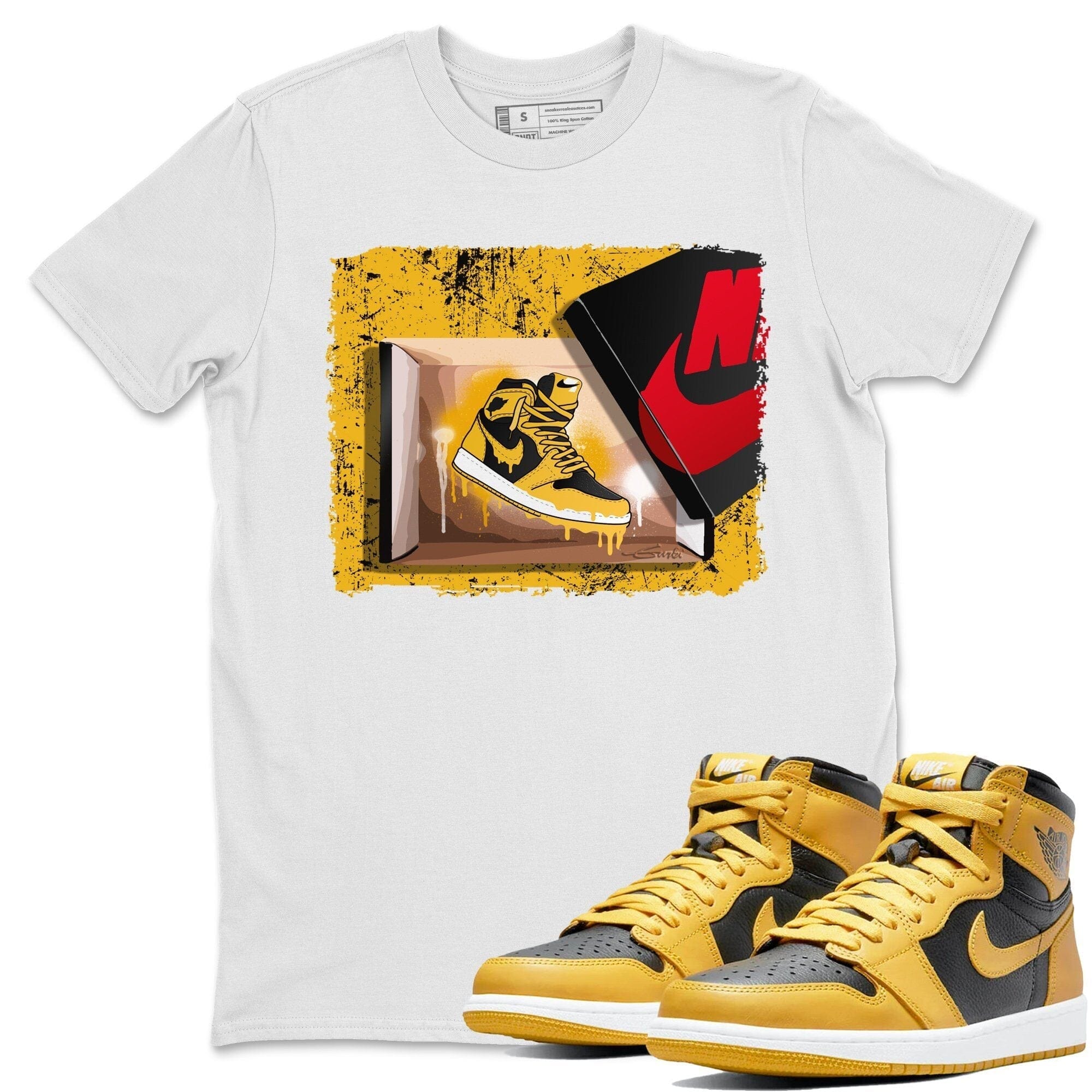 New Kicks Unisex Tops - Air Jordan 1 Pollen