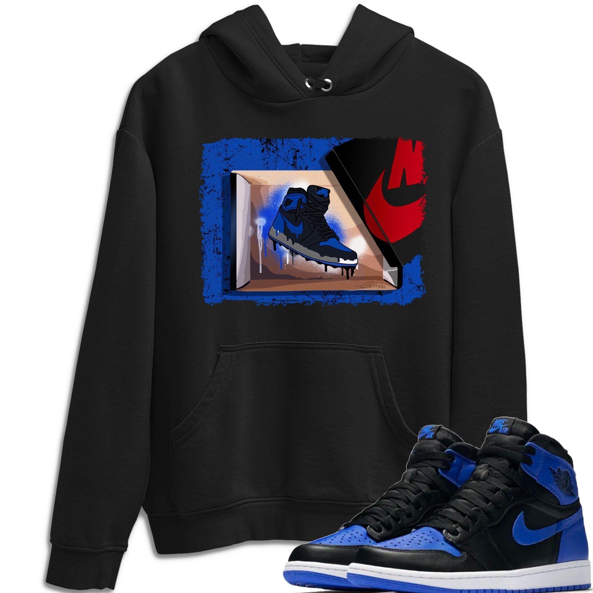 New Kicks Unisex Tops - Air Jordan 1 Royal Black