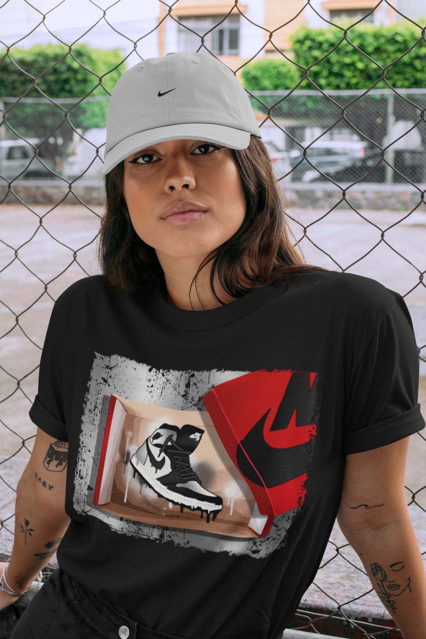 New Kicks Unisex Tops - Air Jordan 1 Silver Toe