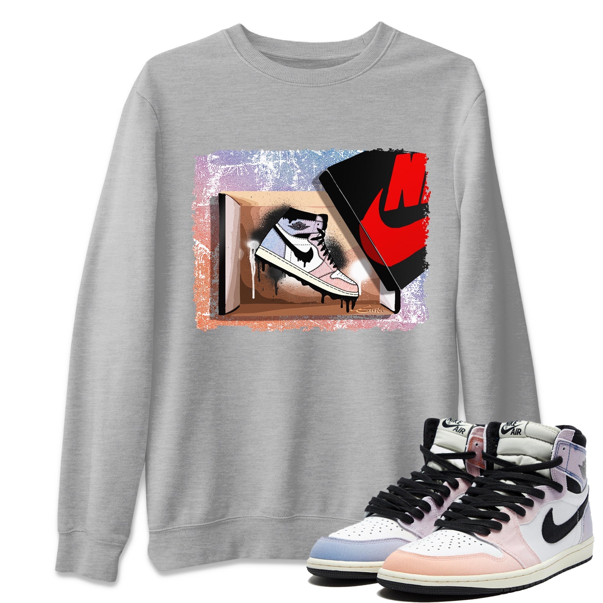 New Kicks Unisex Tops - Air Jordan 1 Skyline