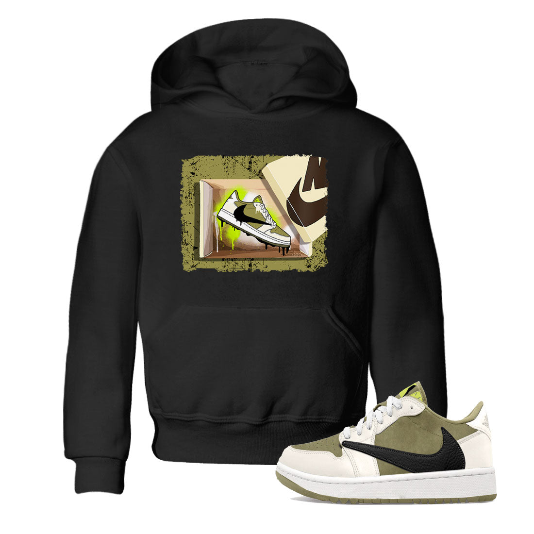 New Kicks snkmatch Tee Kids - Air Jordan 1 Travis Scott Golf