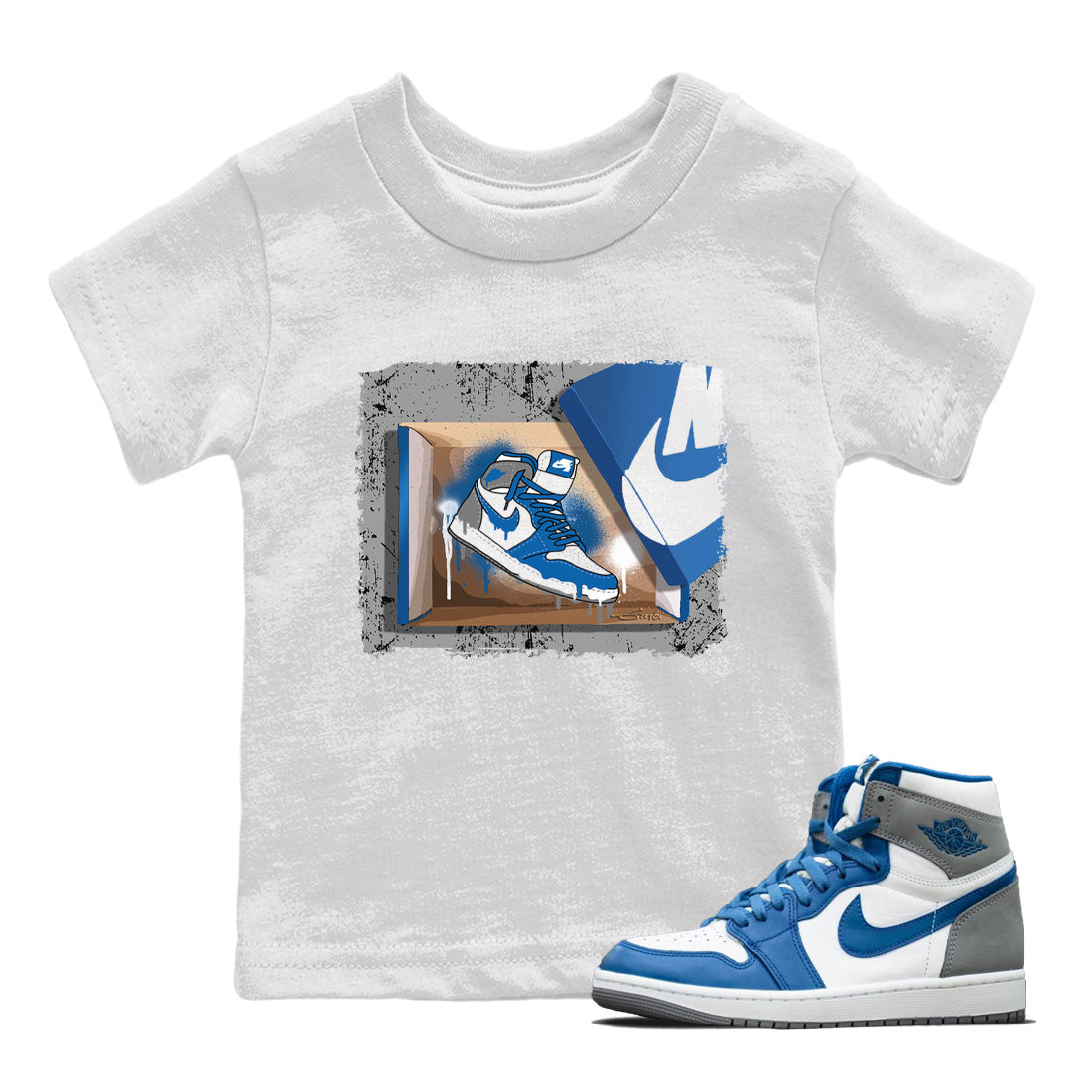 New Kicks Kids Tops - Air Jordan 1 True Blue