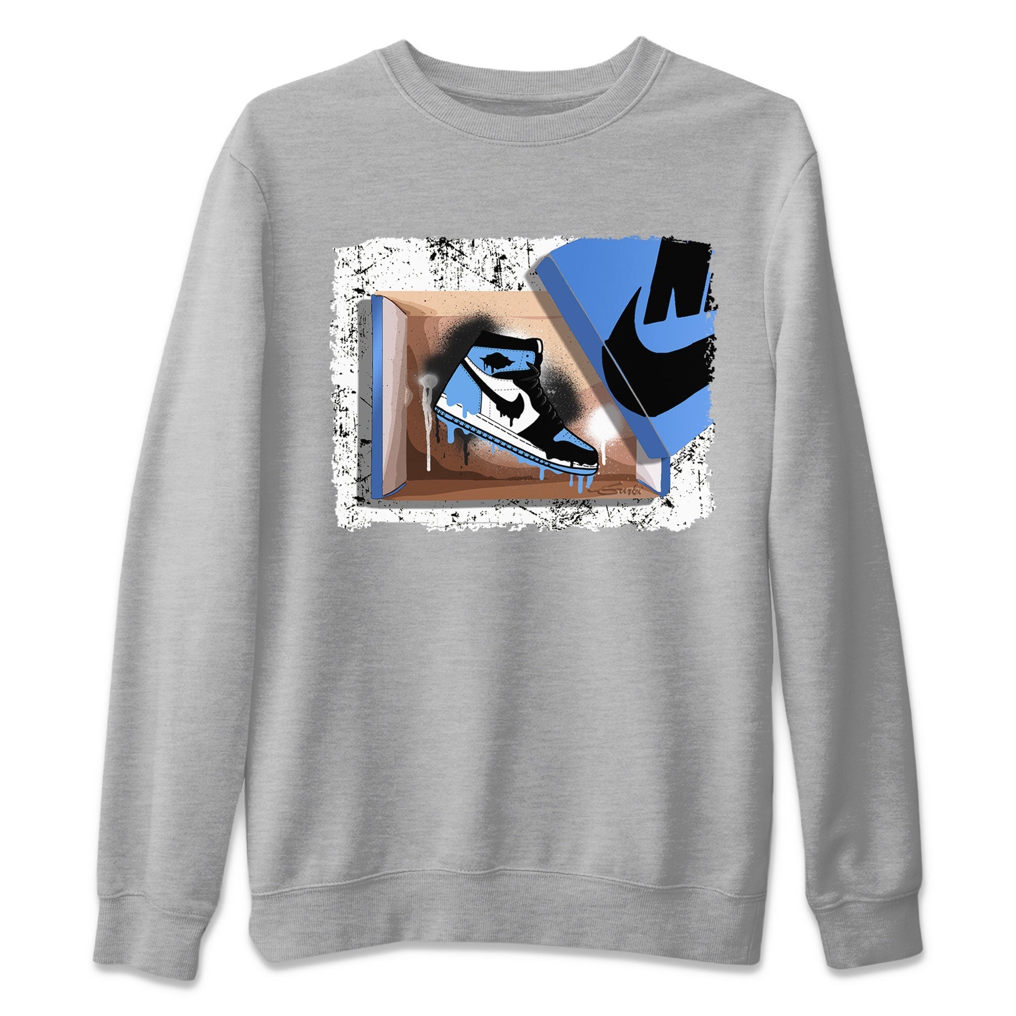 New Kicks snkmatch Tee - Air Jordan 1 UNC Toe
