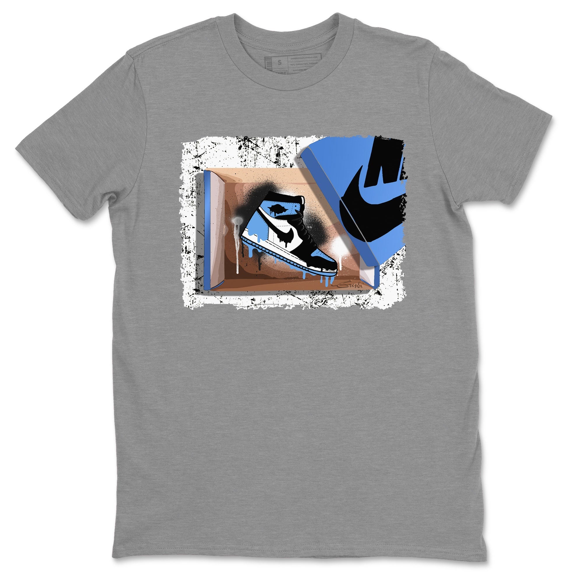 New Kicks snkmatch Tee - Air Jordan 1 UNC Toe