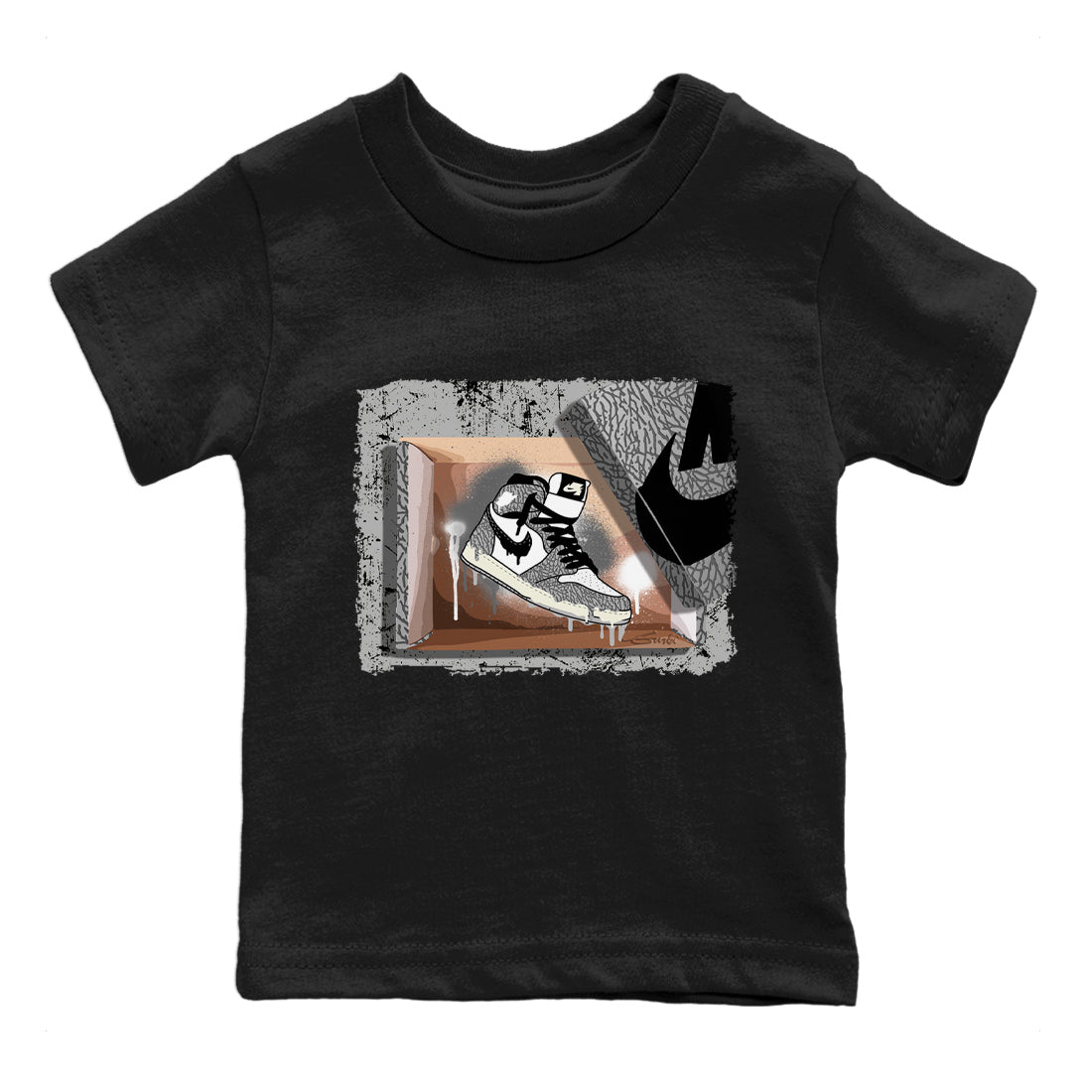 New Kicks Kids Tops - Air Jordan 1 White Cement