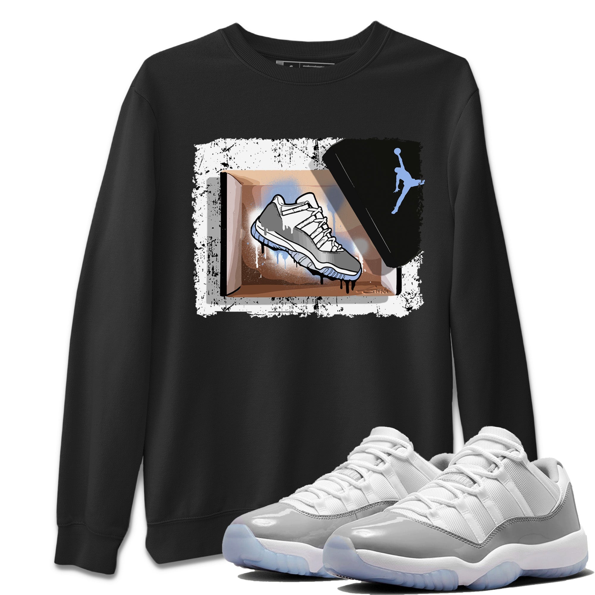 New Kicks Unisex Tops - Air Jordan 11 White Cement