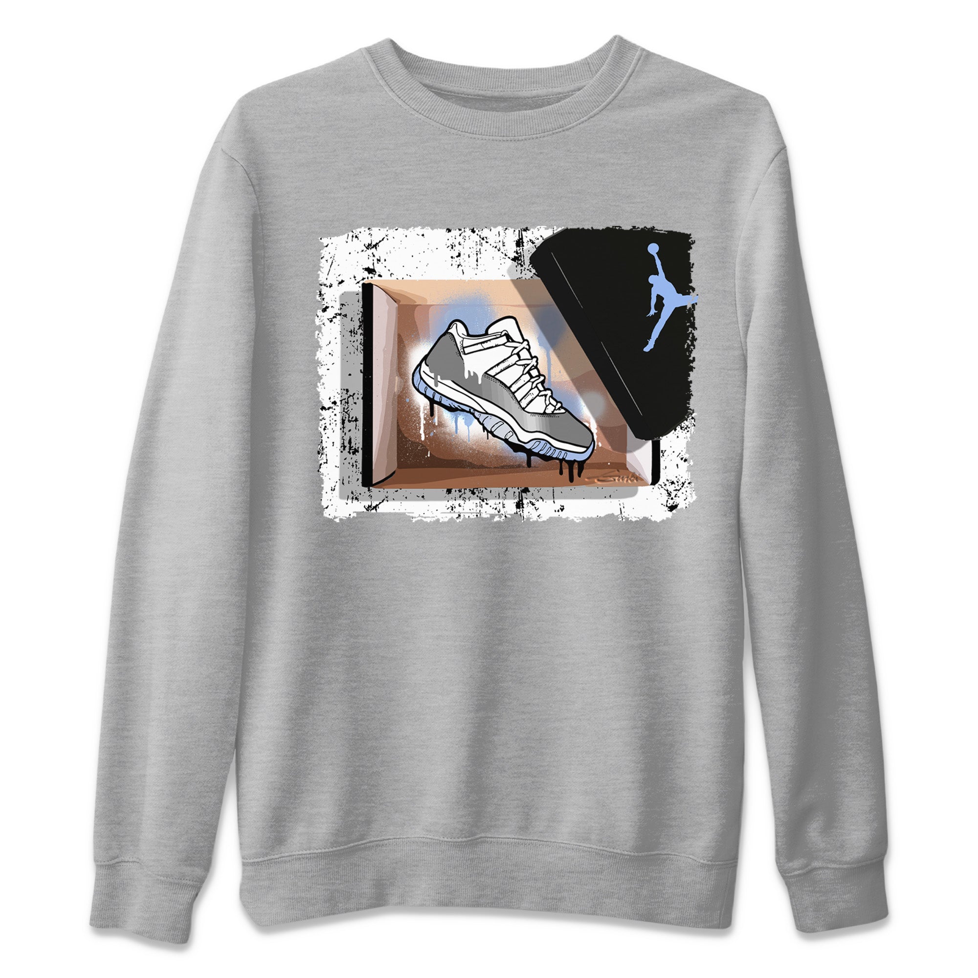 New Kicks Unisex Tops - Air Jordan 11 White Cement