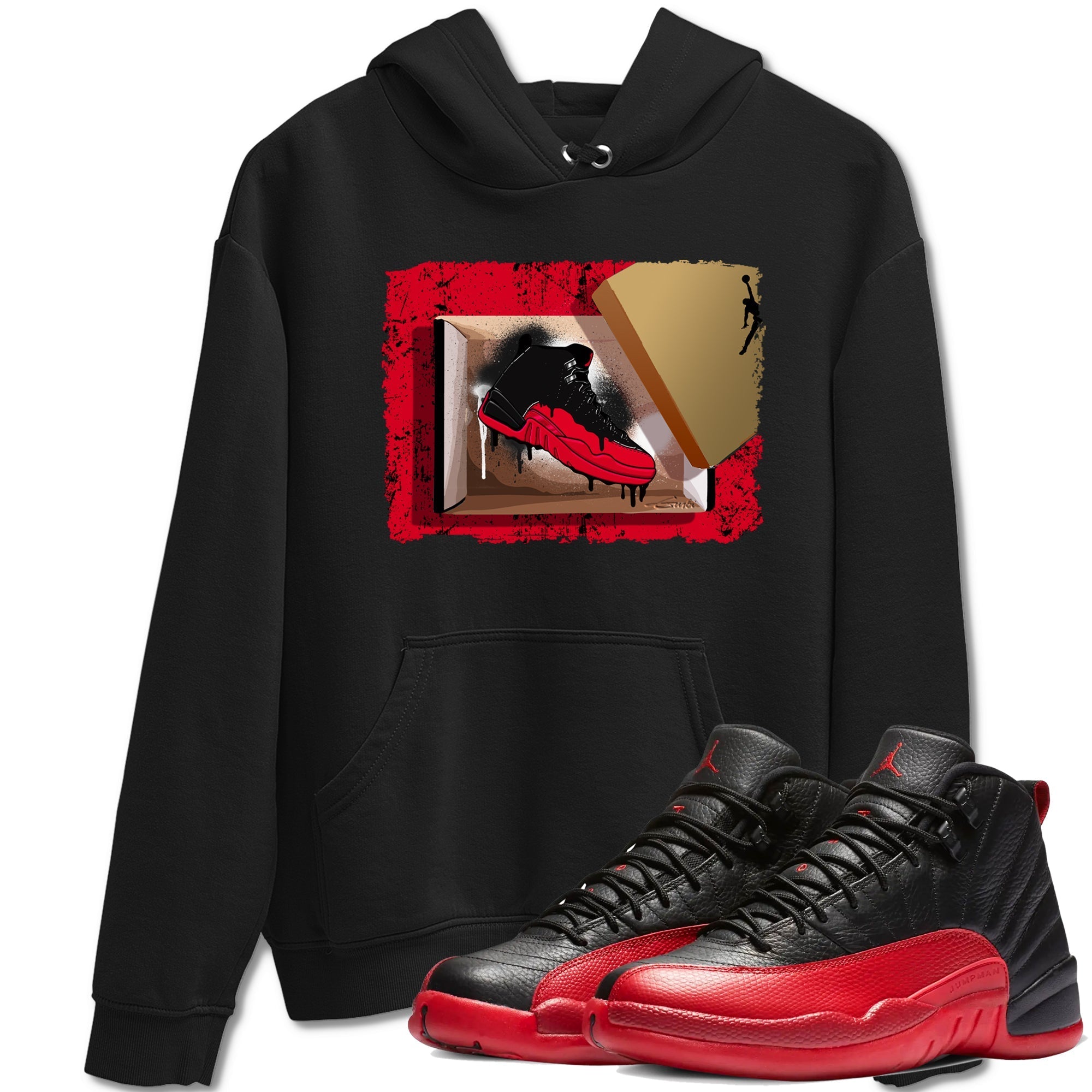 New Kicks snkmatch Tees - Air Jordan 12 Flu Game