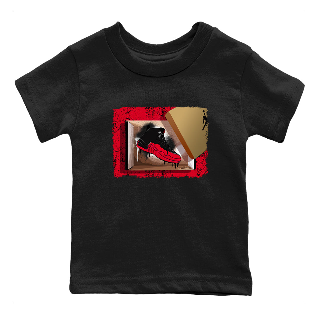 New Kicks snkmatch Tees Kids - Air Jordan 12 Flu Game