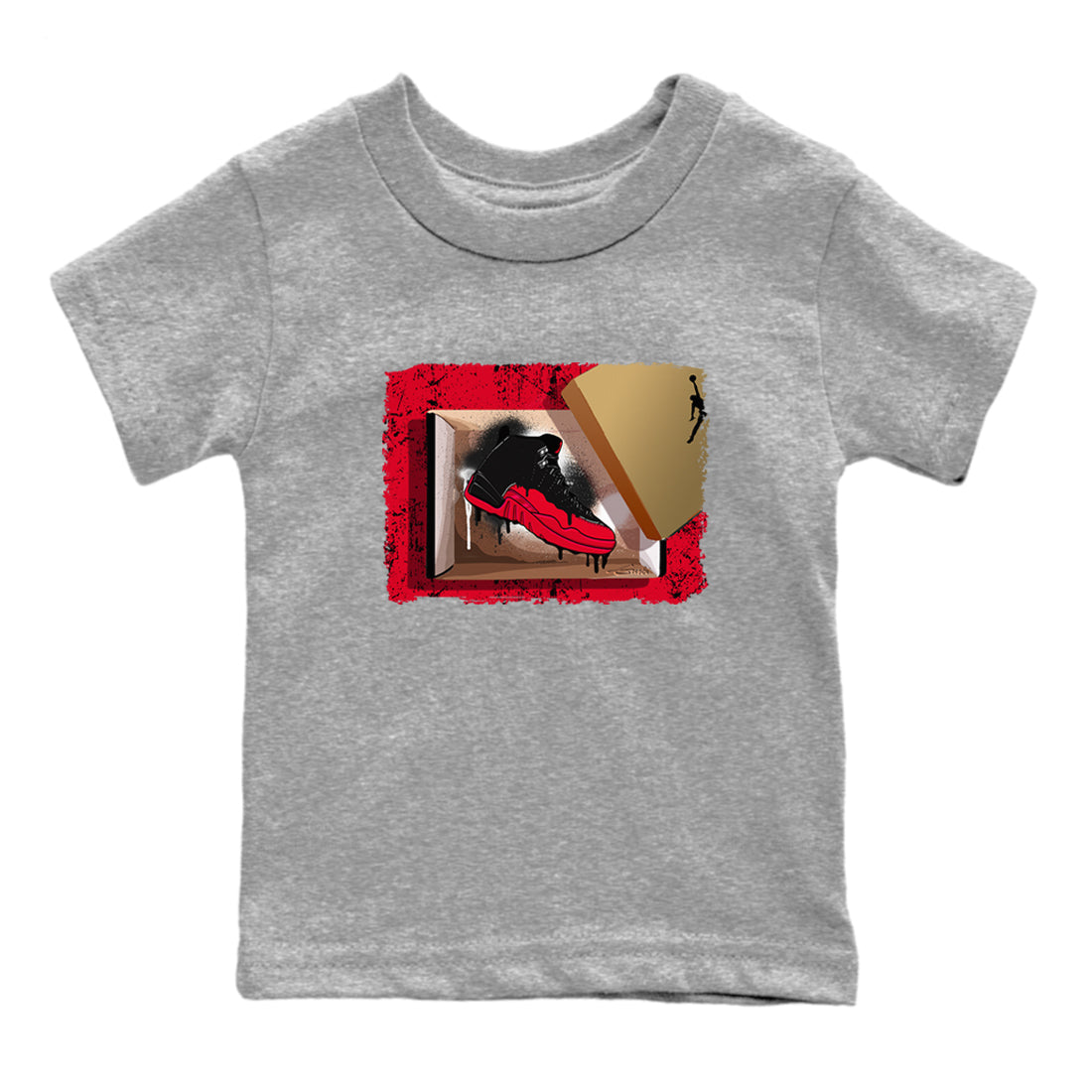 New Kicks snkmatch Tees Kids - Air Jordan 12 Flu Game