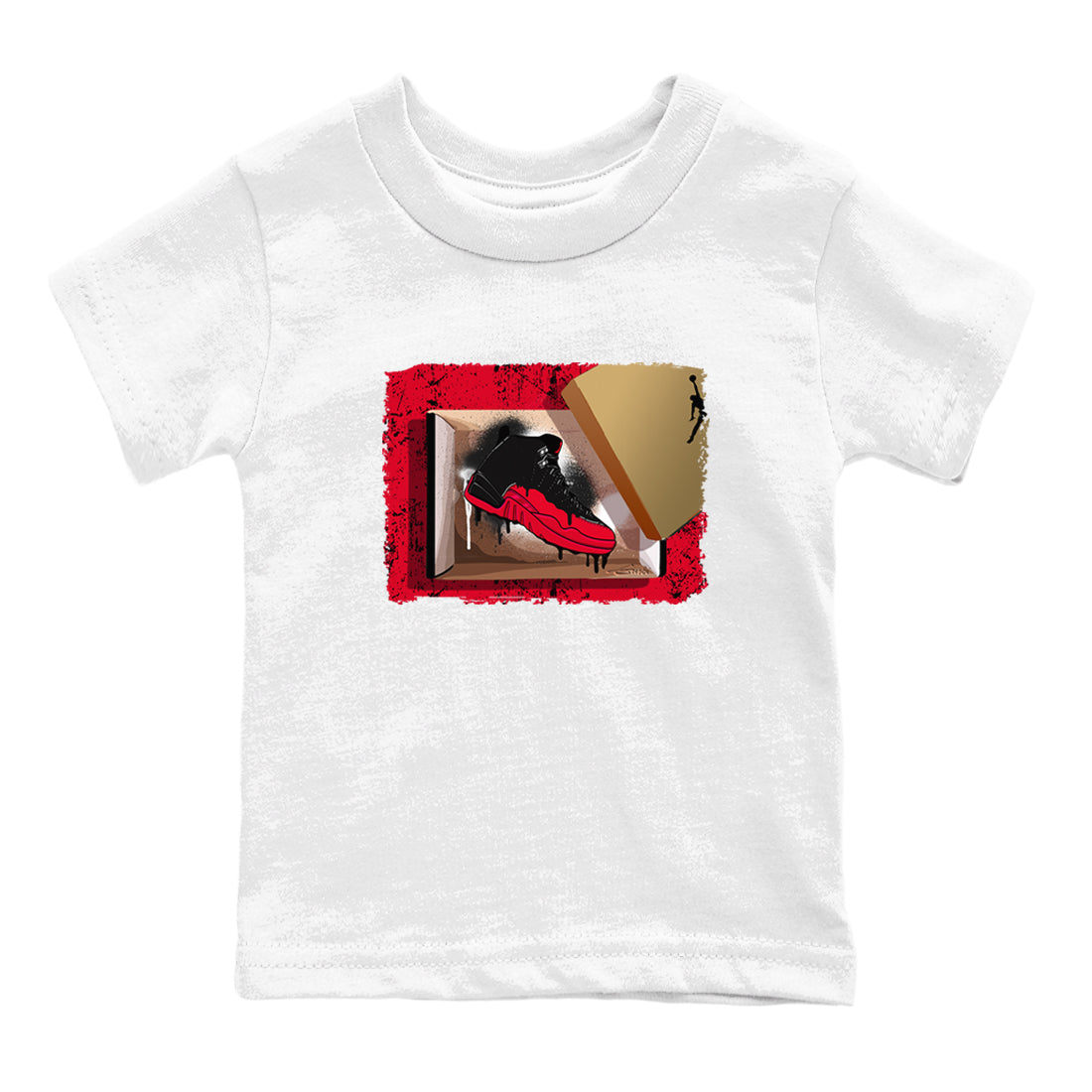 New Kicks snkmatch Tees Kids - Air Jordan 12 Flu Game