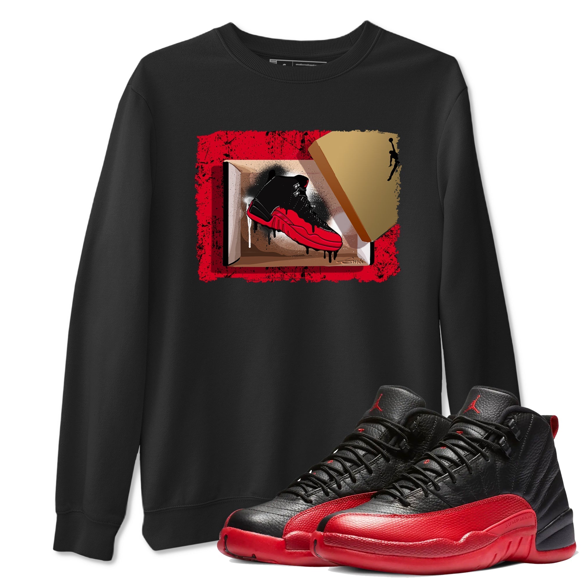 New Kicks snkmatch Tees - Air Jordan 12 Flu Game