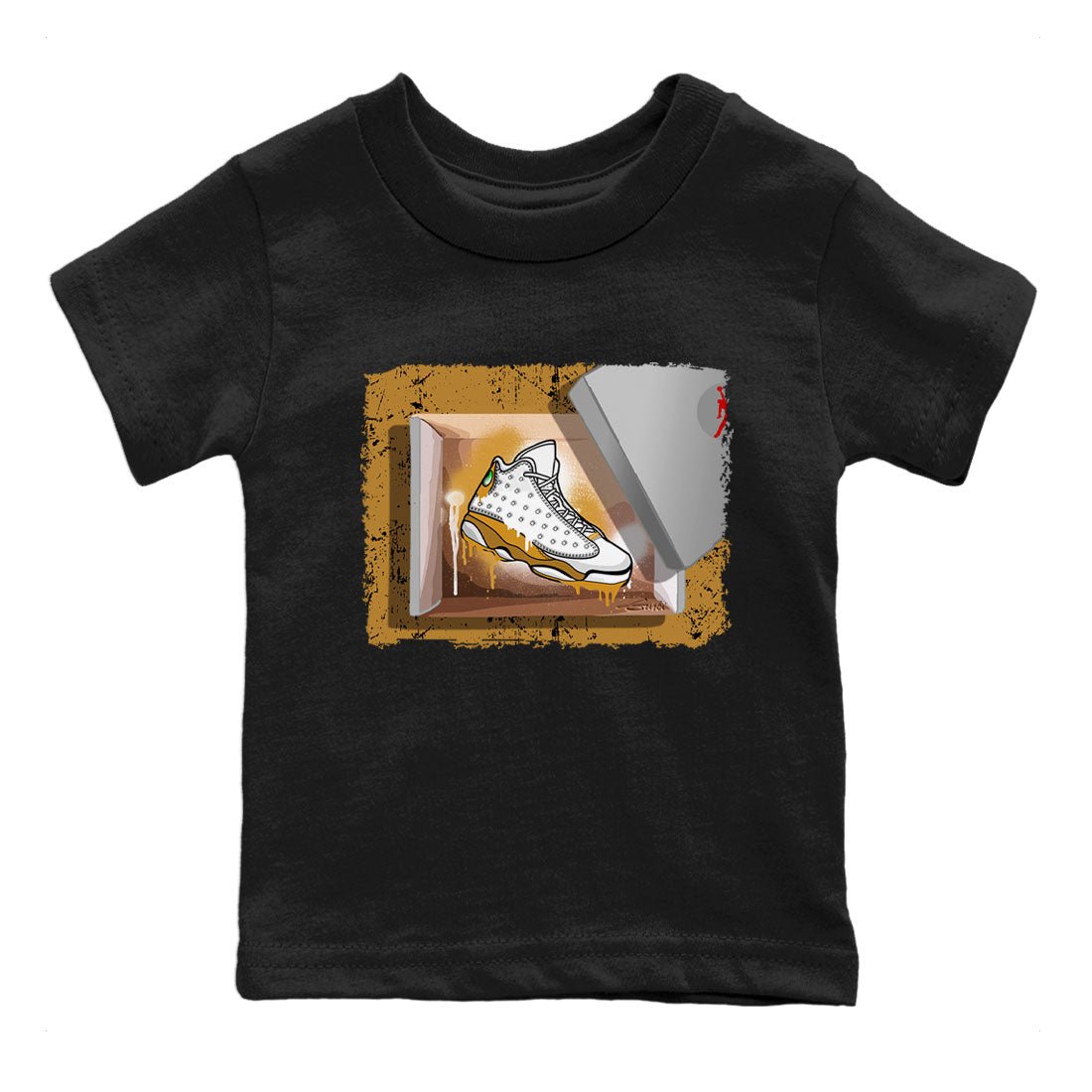 New Kicks snkmatch Tee Kids - Air Jordan 13 Wheat
