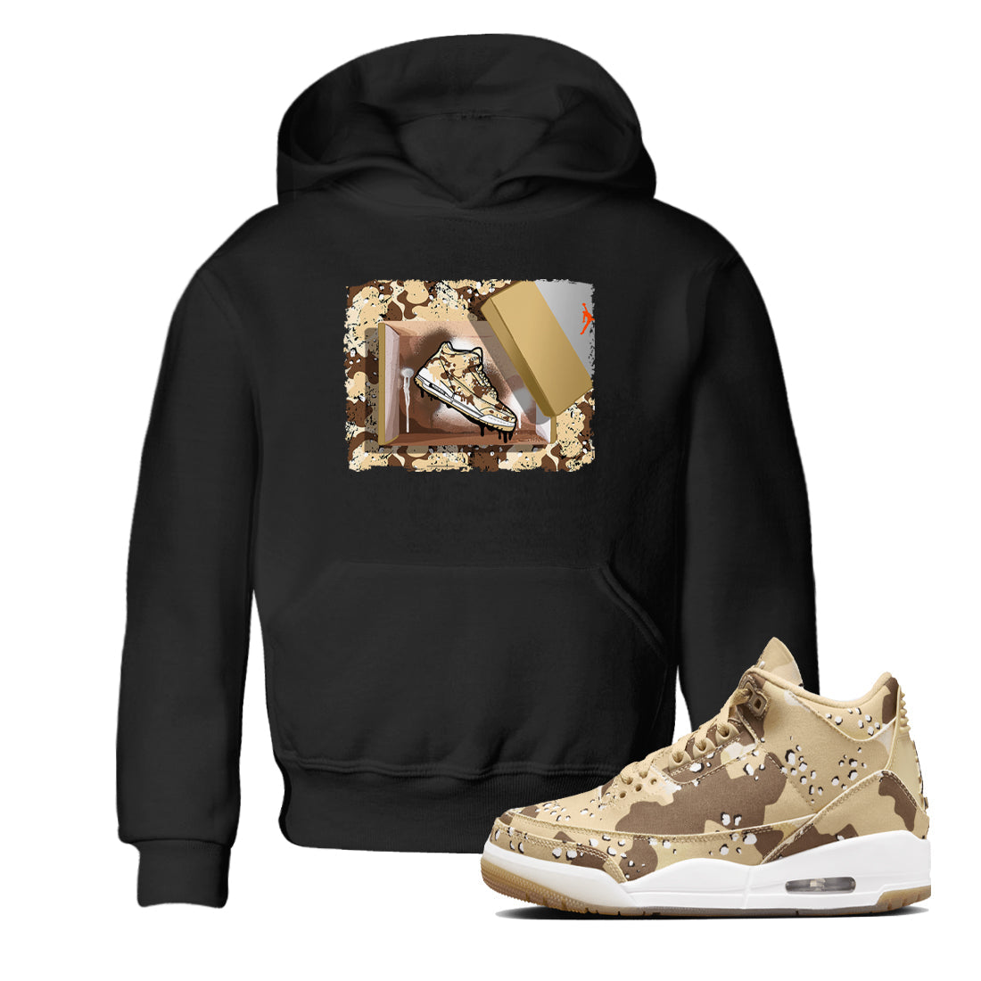 New Kicks snkmatch Tees Kids - Air Jordan 3 Desert Camo