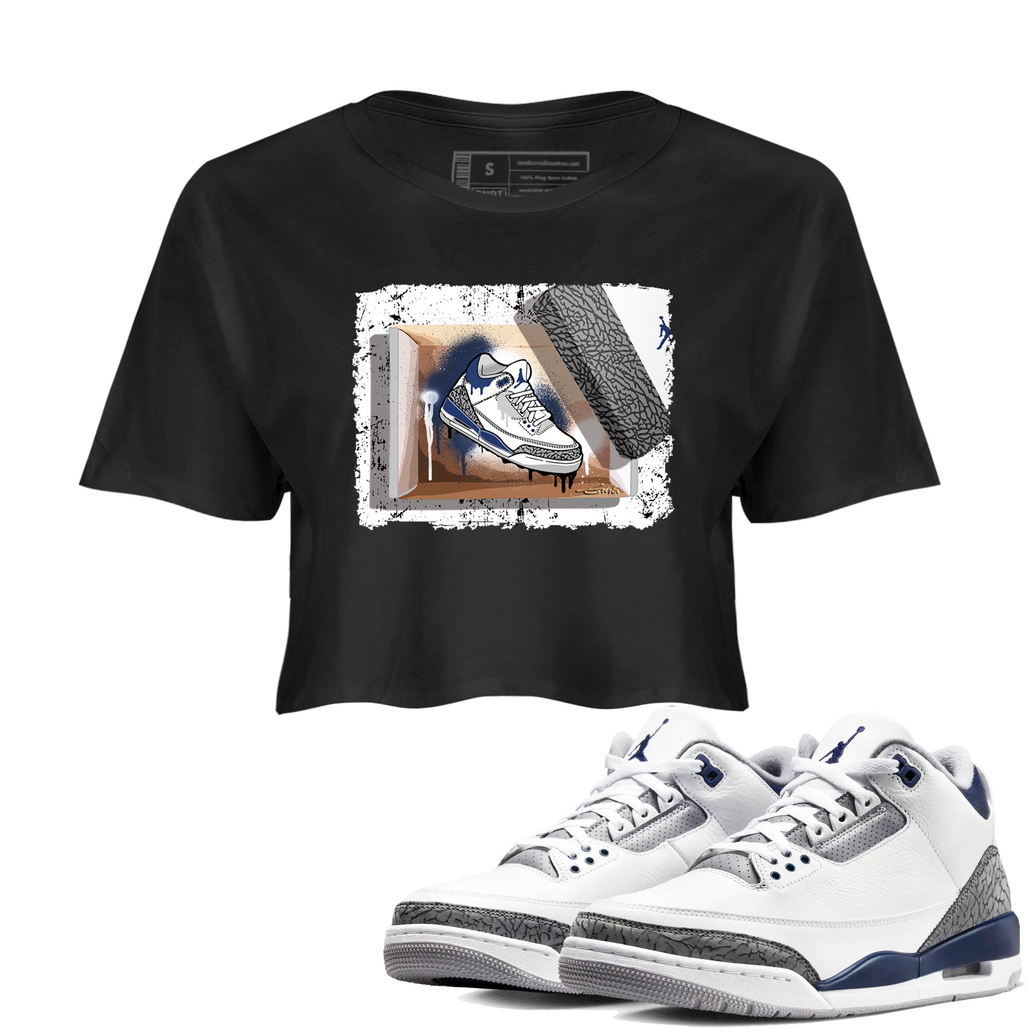 New Kicks snkmatch Women's Top - Air Jordan 3 Midnight Navy 2023
