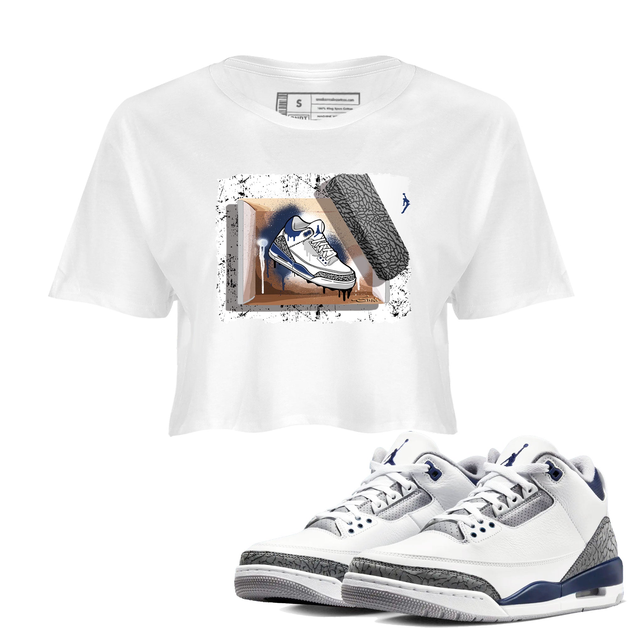 New Kicks snkmatch Women's Top - Air Jordan 3 Midnight Navy 2023