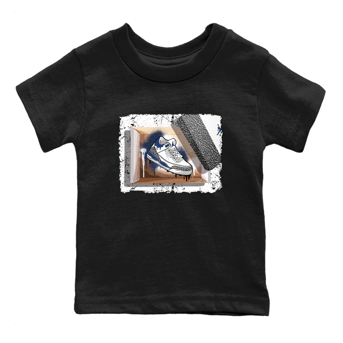 New Kicks snkmatch Tees Kids - Air Jordan 3 Midnight Navy 2023