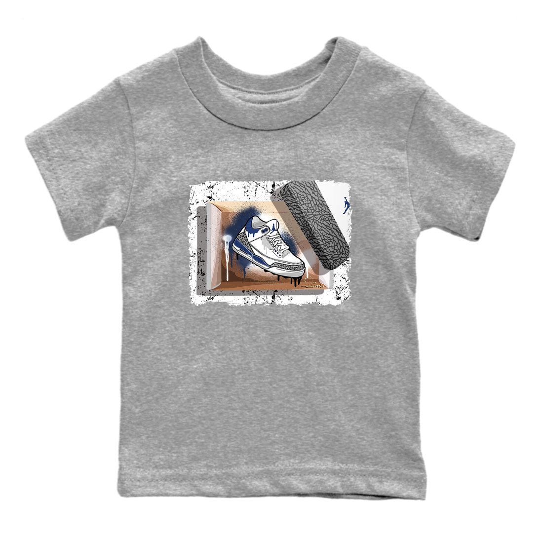 New Kicks snkmatch Tees Kids - Air Jordan 3 Midnight Navy 2023