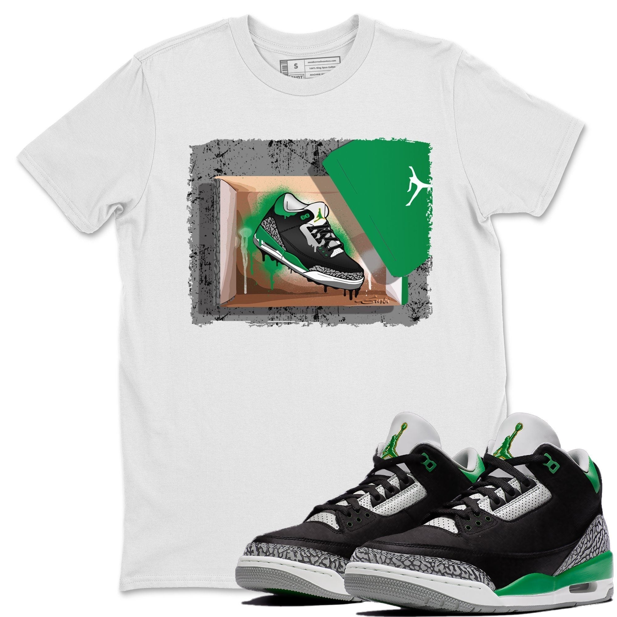 New Kicks Unisex Tops - Air Jordan 3 Pine Green