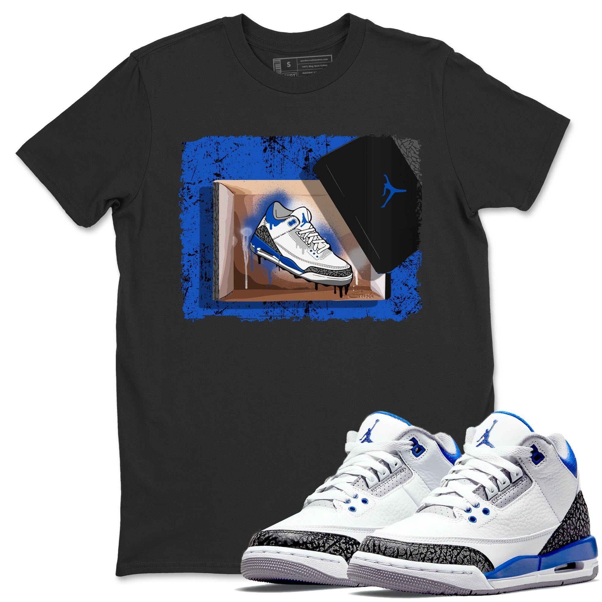 New Kicks Unisex Tops - Air Jordan 3 Racer Blue