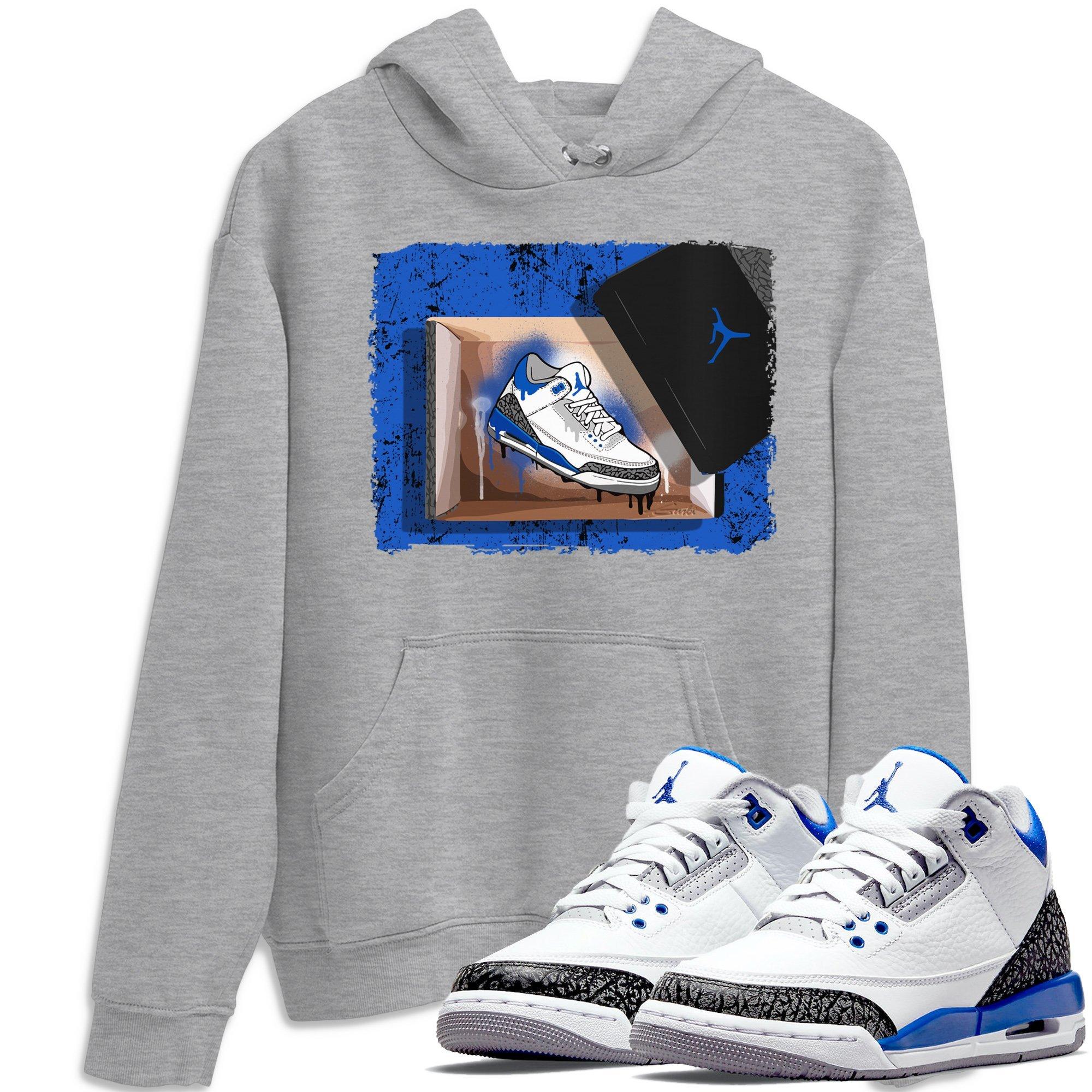New Kicks Unisex Tops - Air Jordan 3 Racer Blue