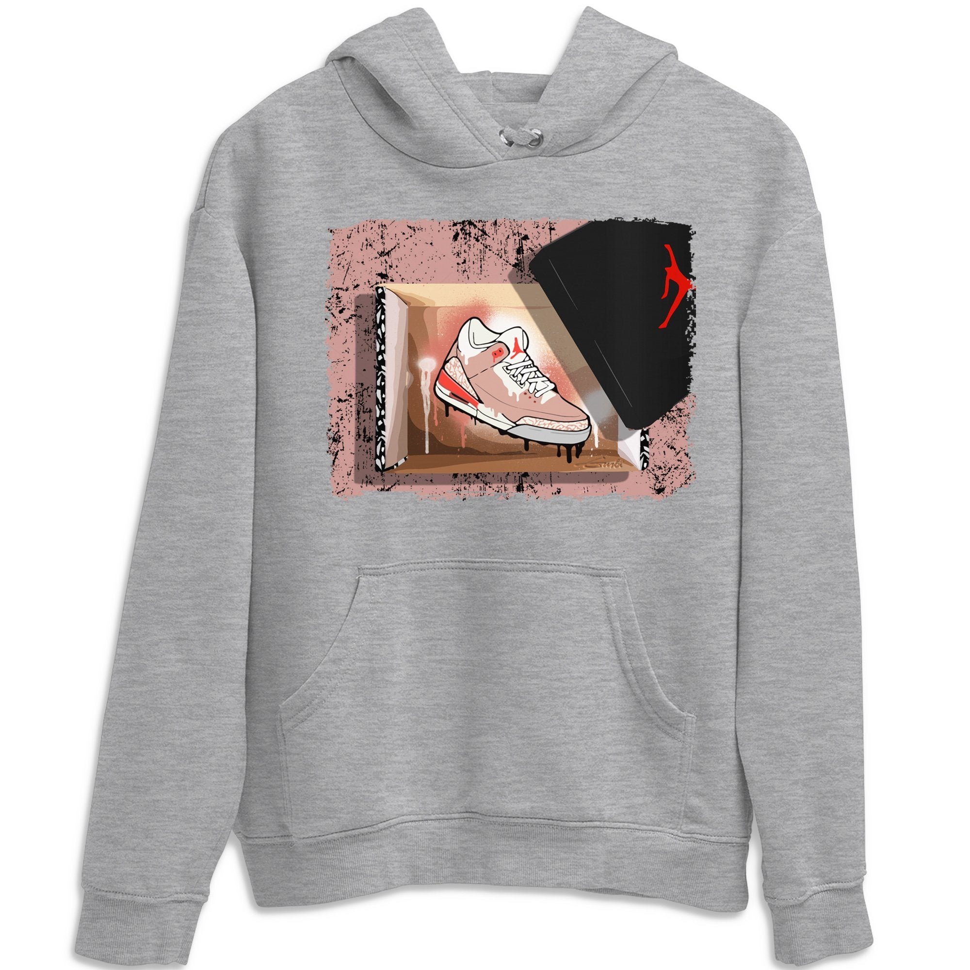 New Kicks Unisex Tops - Air Jordan 3 Rust Pink