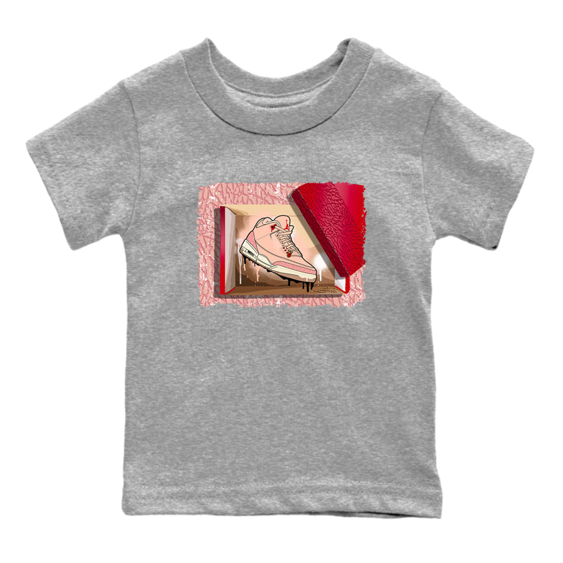 New Kicks snkmatch Tees Kids - Air Jordan 3 Valentines Day