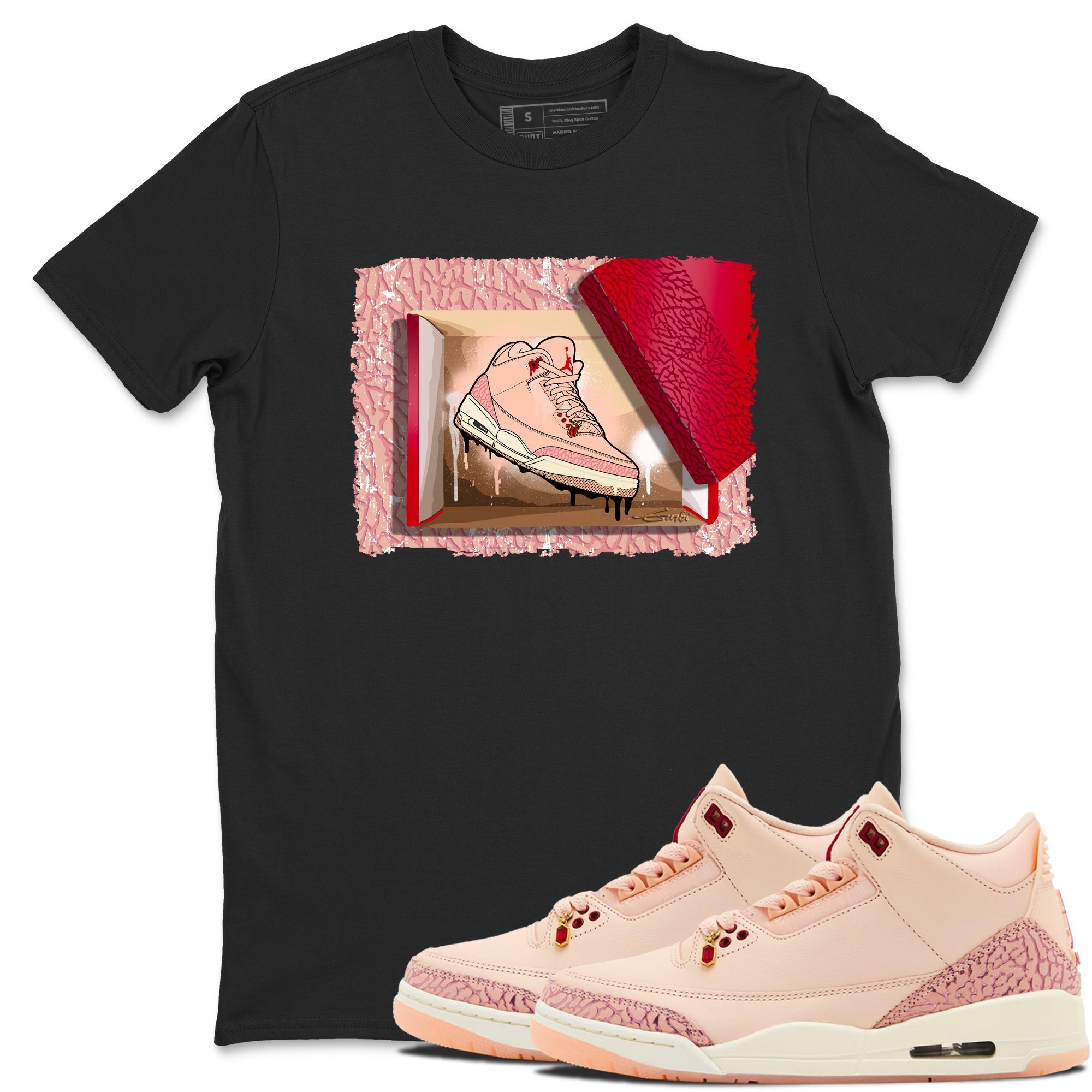 New Kicks snkmatch Tees - Air Jordan 3 Valentines Day