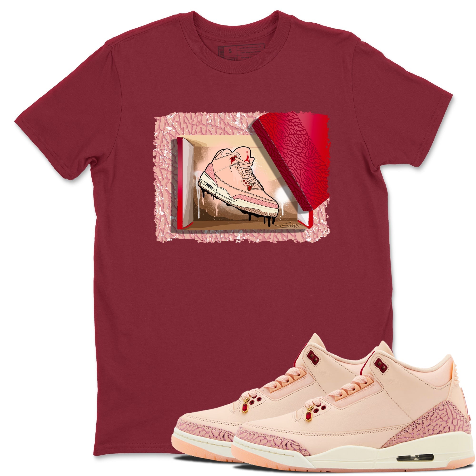 New Kicks snkmatch Tees - Air Jordan 3 Valentines Day