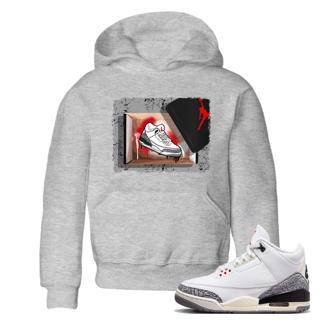 New Kicks Kids Tops - Air Jordan 3 White Cement