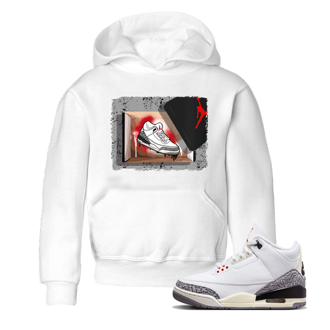 New Kicks Kids Tops - Air Jordan 3 White Cement