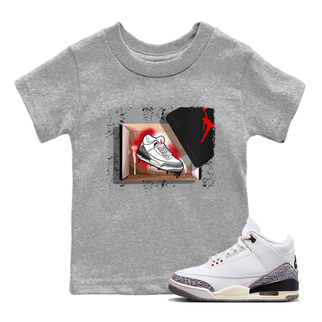 New Kicks Kids Tops - Air Jordan 3 White Cement