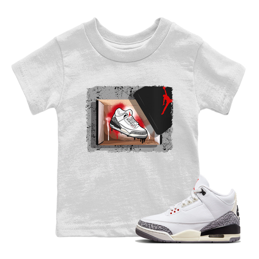 New Kicks Kids Tops - Air Jordan 3 White Cement