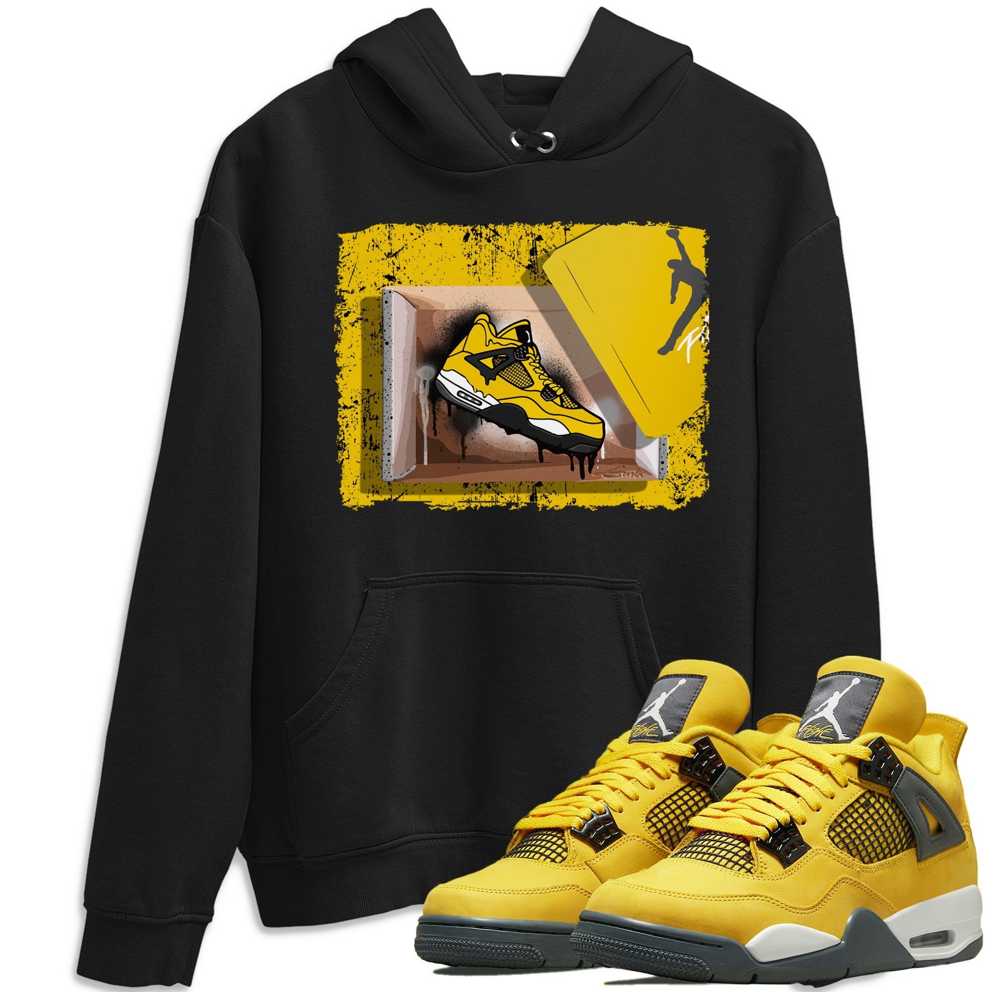 New Kicks Unisex Tops - Air Jordan 4 Lightning