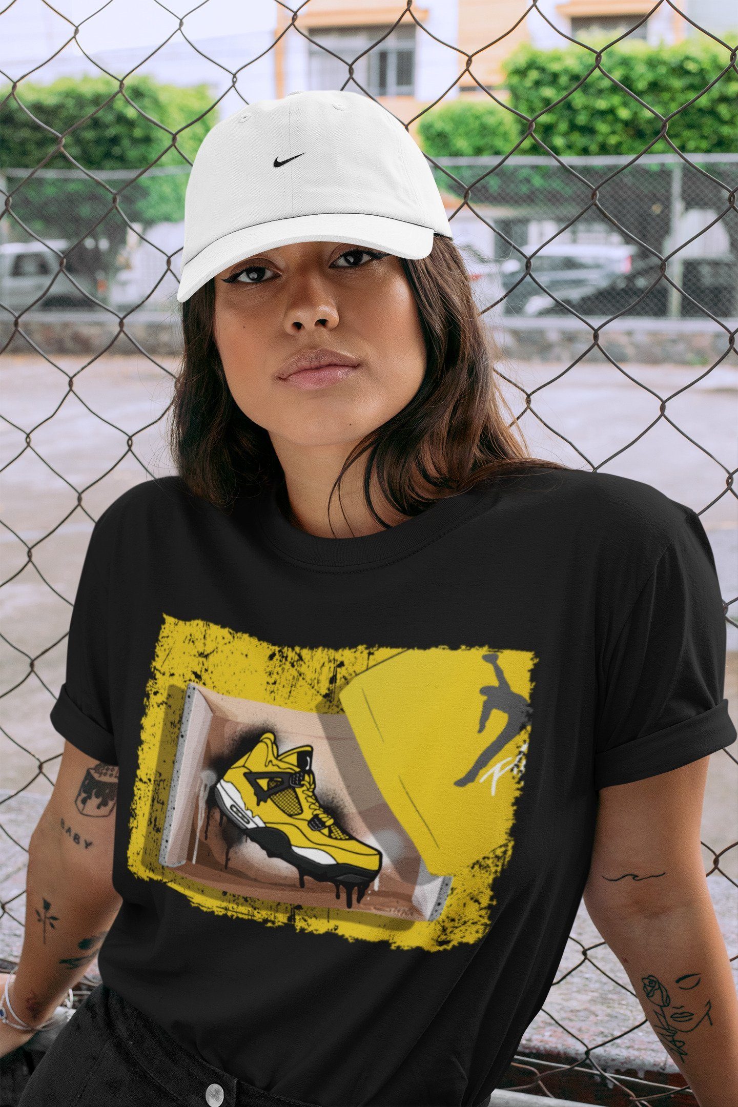 New Kicks Unisex Tops - Air Jordan 4 Lightning