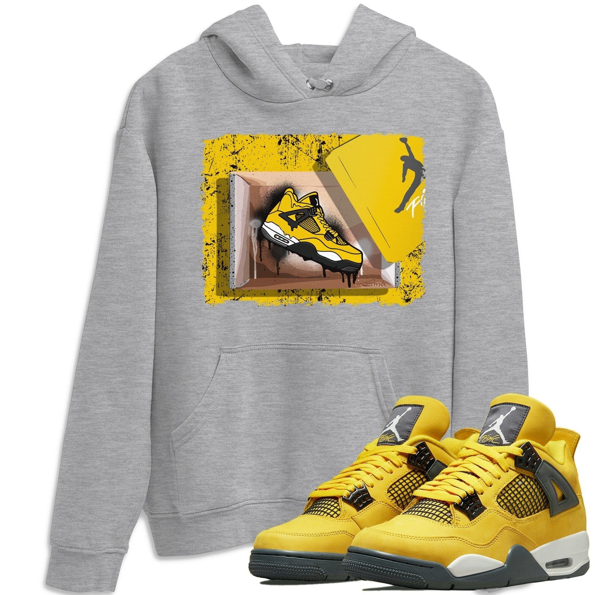New Kicks Unisex Tops - Air Jordan 4 Lightning