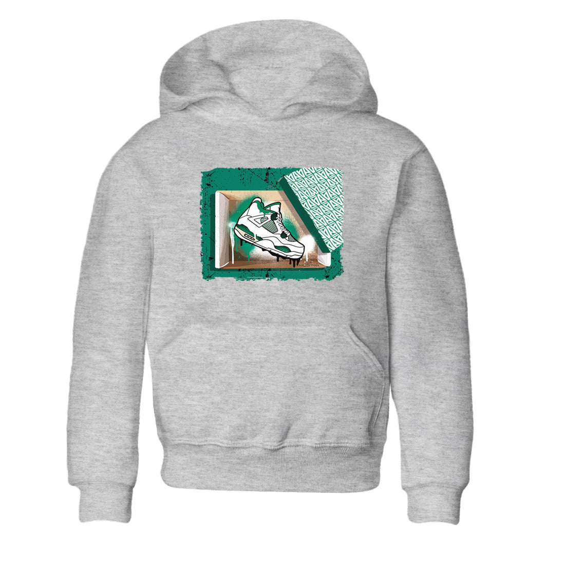 New Kicks snkmatch Tees Kids - Air Jordan 4 Oxidized Green