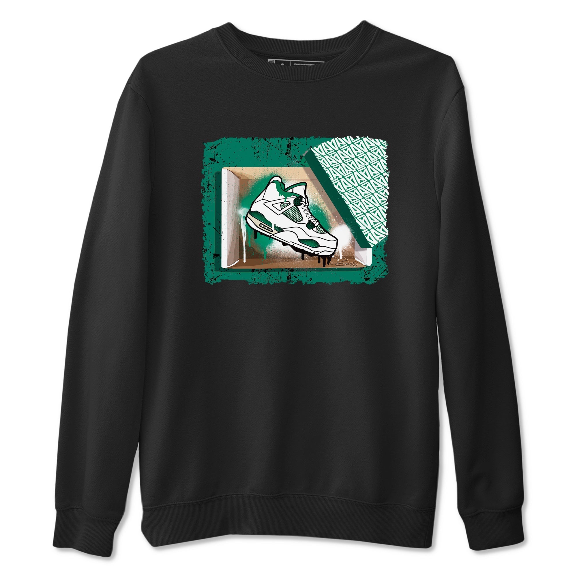 New Kicks snkmatch Tees - Air Jordan 4 Oxidized Green