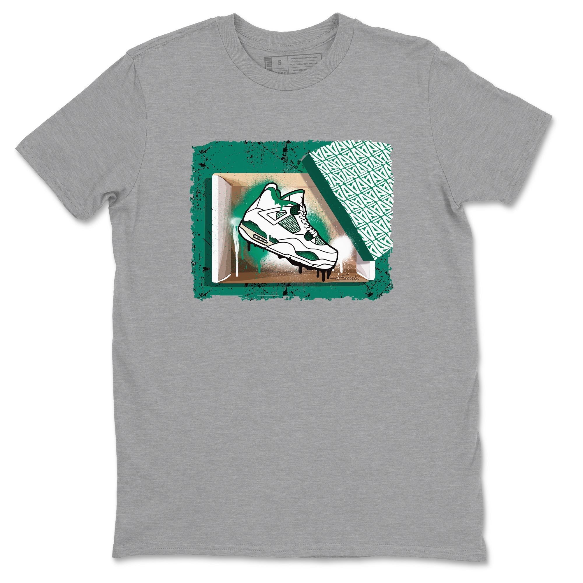 New Kicks snkmatch Tees - Air Jordan 4 Oxidized Green