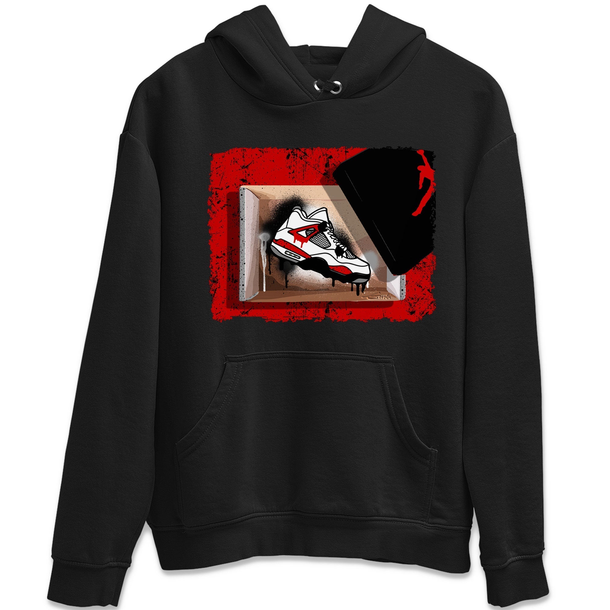 New Kicks snkmatch Tee - Air Jordan 4 Red Cement