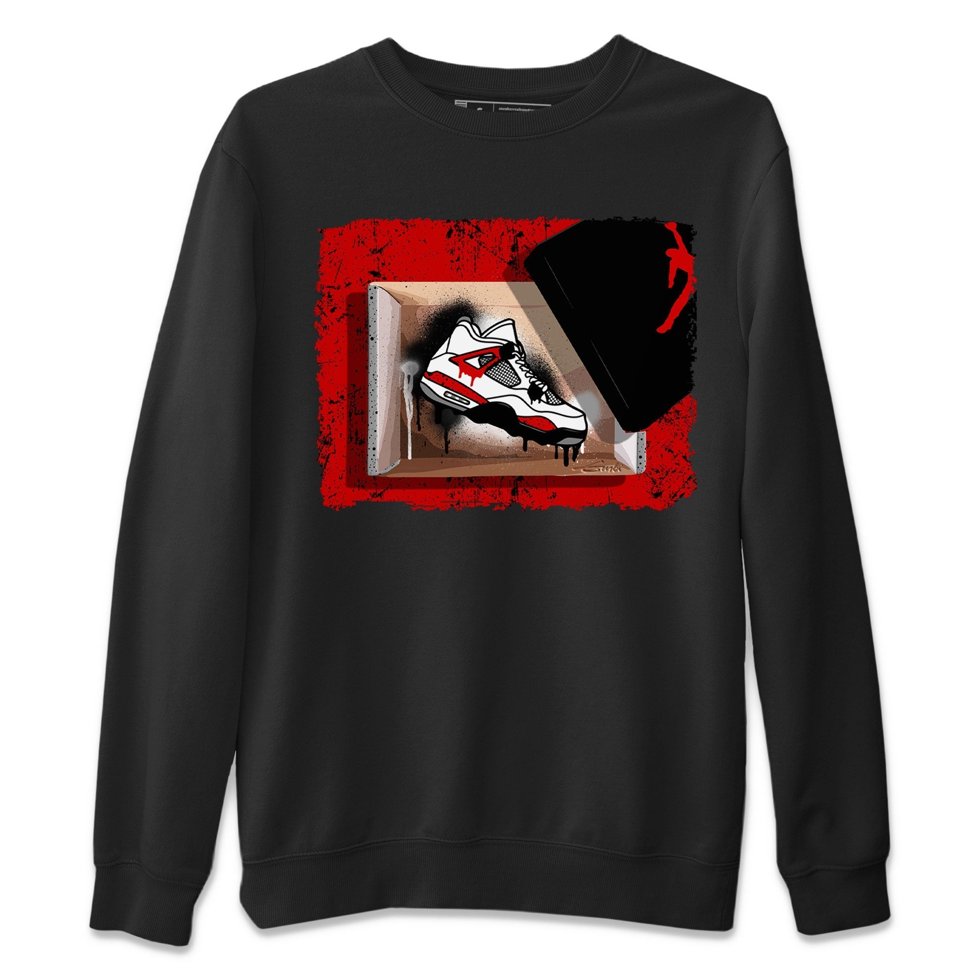 New Kicks snkmatch Tee - Air Jordan 4 Red Cement