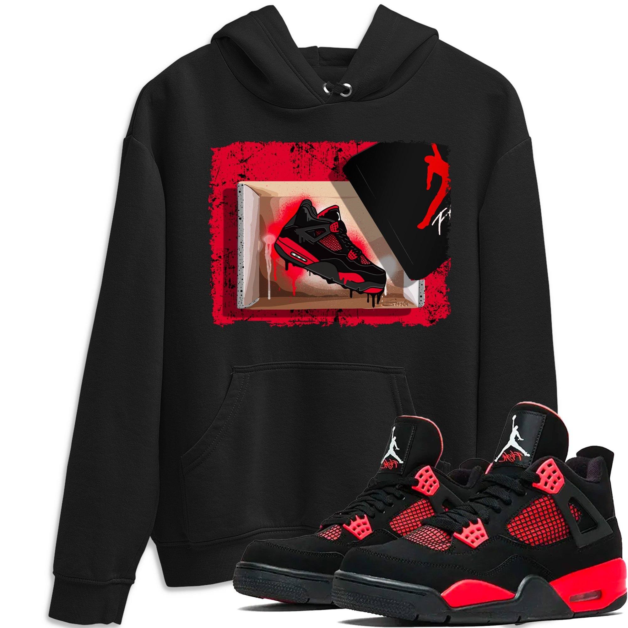 New Kicks Unisex Tops - Air Jordan 4 Red Thunder